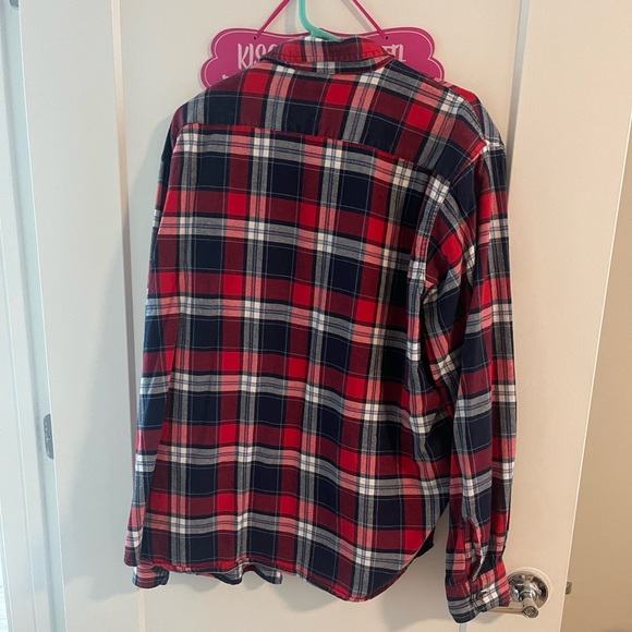 Wrangler Plaid Flannel Button up Shirt - Picture 2 of 2